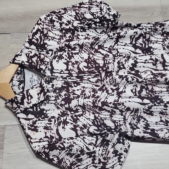 🛍Coral Bay Womens Medium Quarter Zip Golf Top Collared Stretch Athletic Sports - Picture 3 of 8